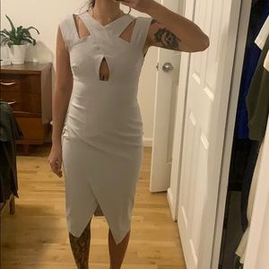 ASOS cut out midi dress